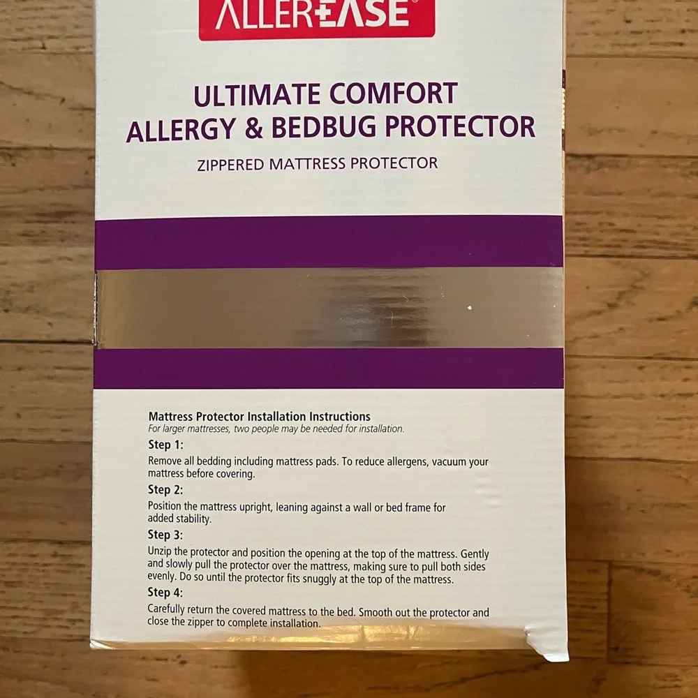 Allerease zippered mattress